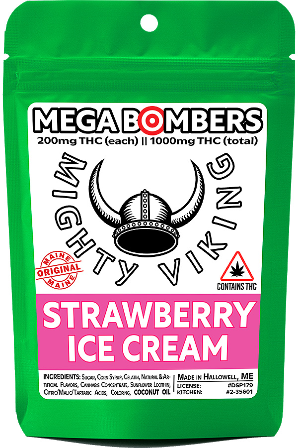 11 - THC MEGA Bombers - Strawberry Ice Cream